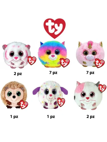 Ty Beanies Balls Peluche Assortite 7 cm