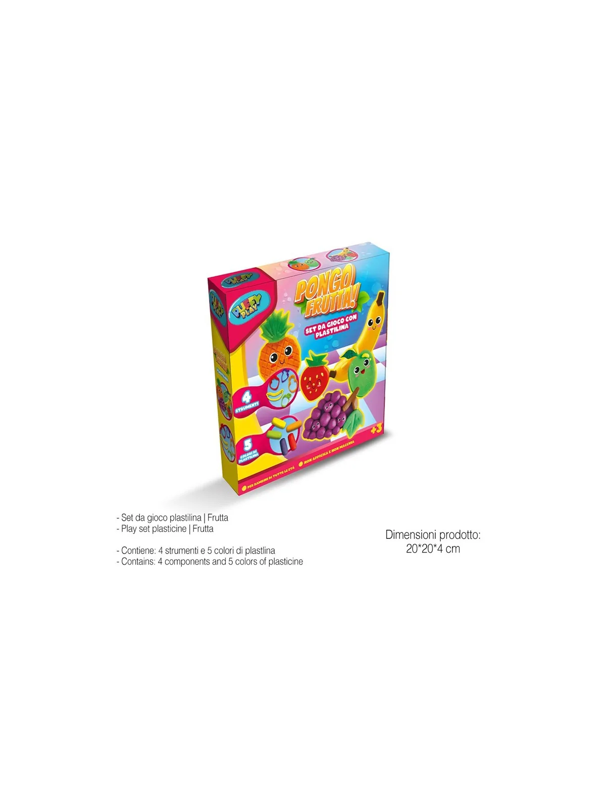 Set Plastilina Pongo Frutta