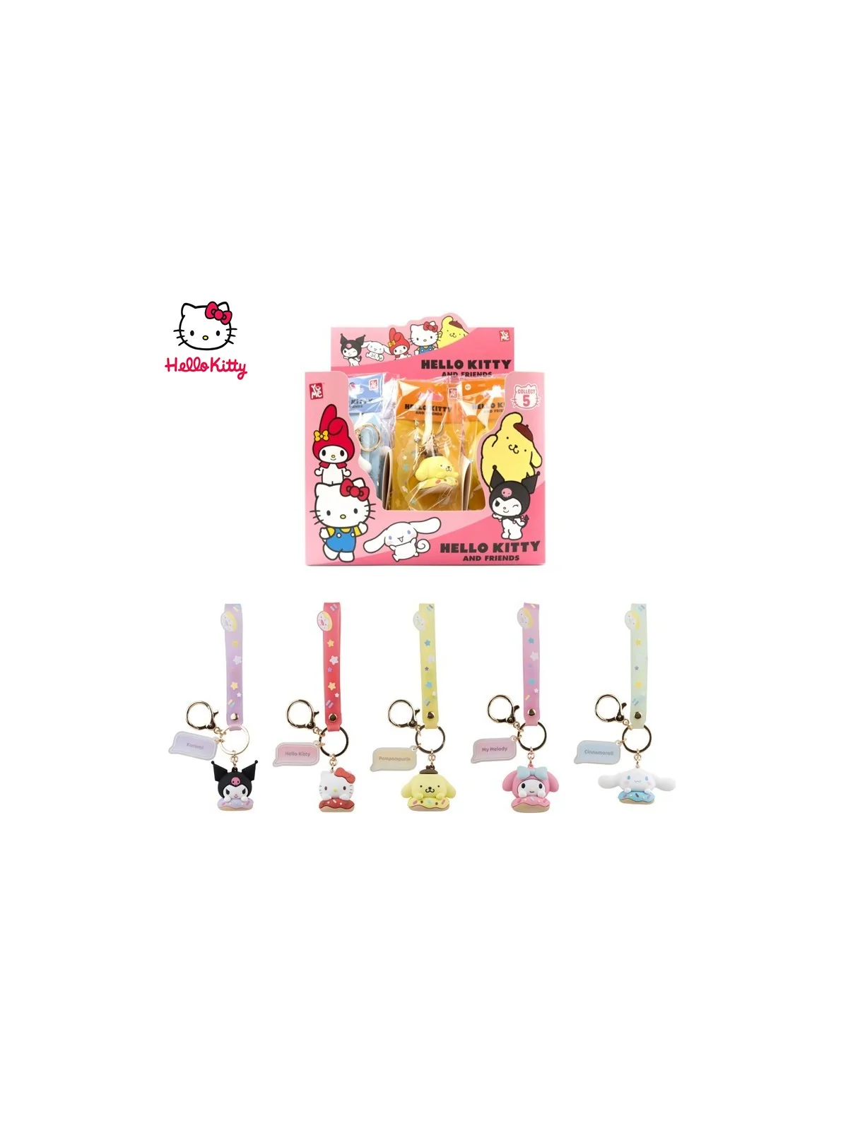 YuMe Hello Kitty and Friends Keychain Donuts Series