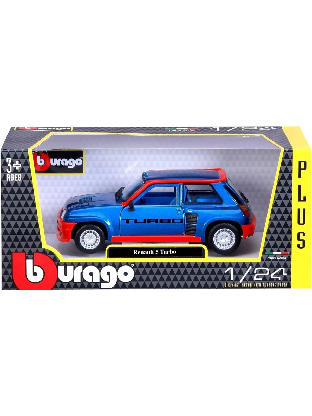 Burago Renault Turbo scala 1/24