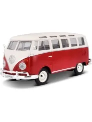 Maisto Volkswagen Van Samba Rosso Scala 1:25