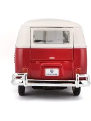 Maisto Volkswagen Van Samba Rosso Scala 1:25