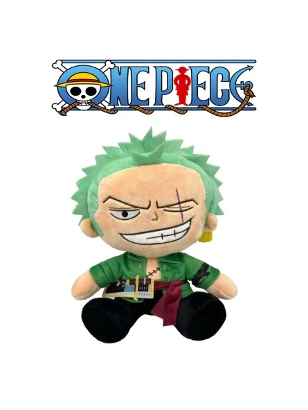 Peluche One Piece Seduto Zoro 25 cm