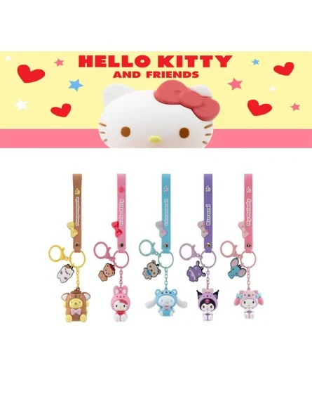 YuMe Portachiavi Hello Kitty and Friends Animals Series