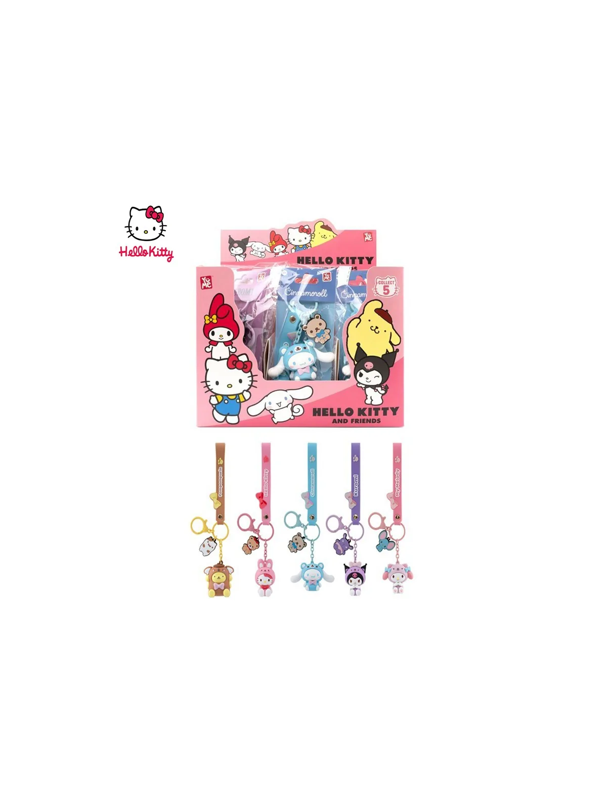 YuMe Portachiavi Hello Kitty and Friends Animals Series