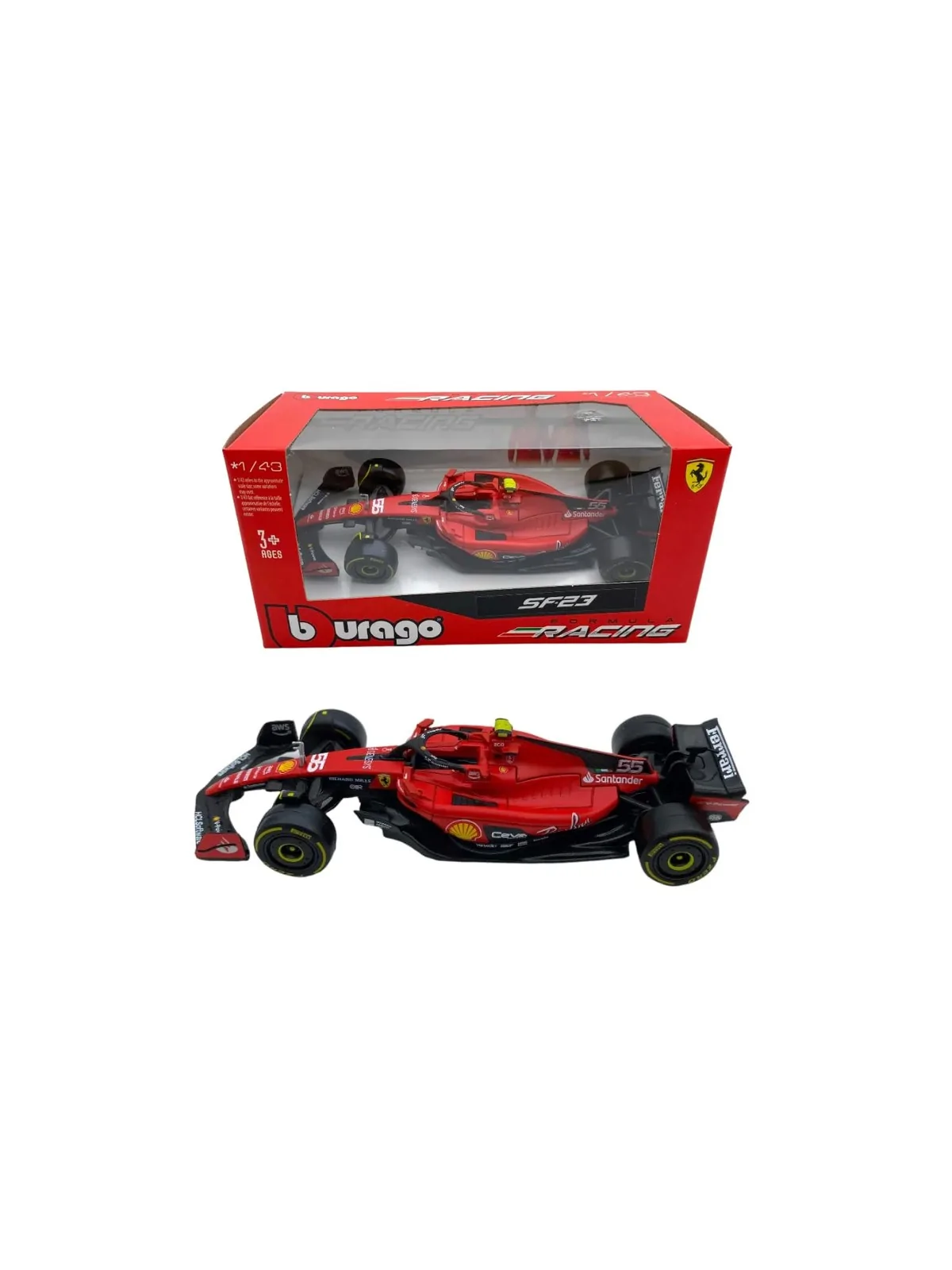 Burago Ferrari Racing SF23 Scala 1/43