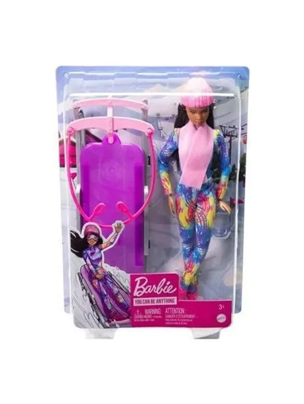 Barbie Doll con Slittino 30 CM