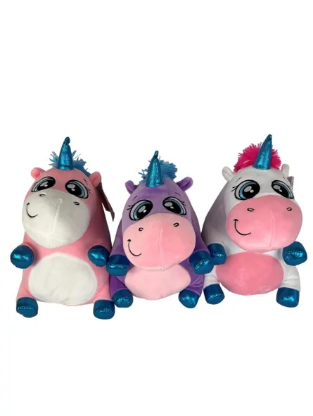 Peluche Squishy Mucca Unicorno 30 cm