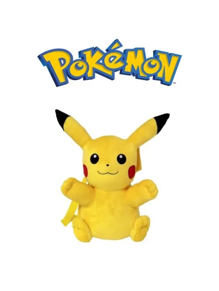 Peluche Zaino Pokemon Pikachu 35 cm