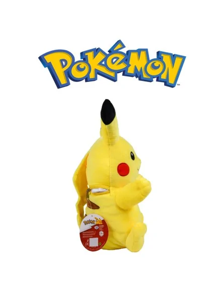 Peluche Zaino Pokemon Pikachu 35 cm