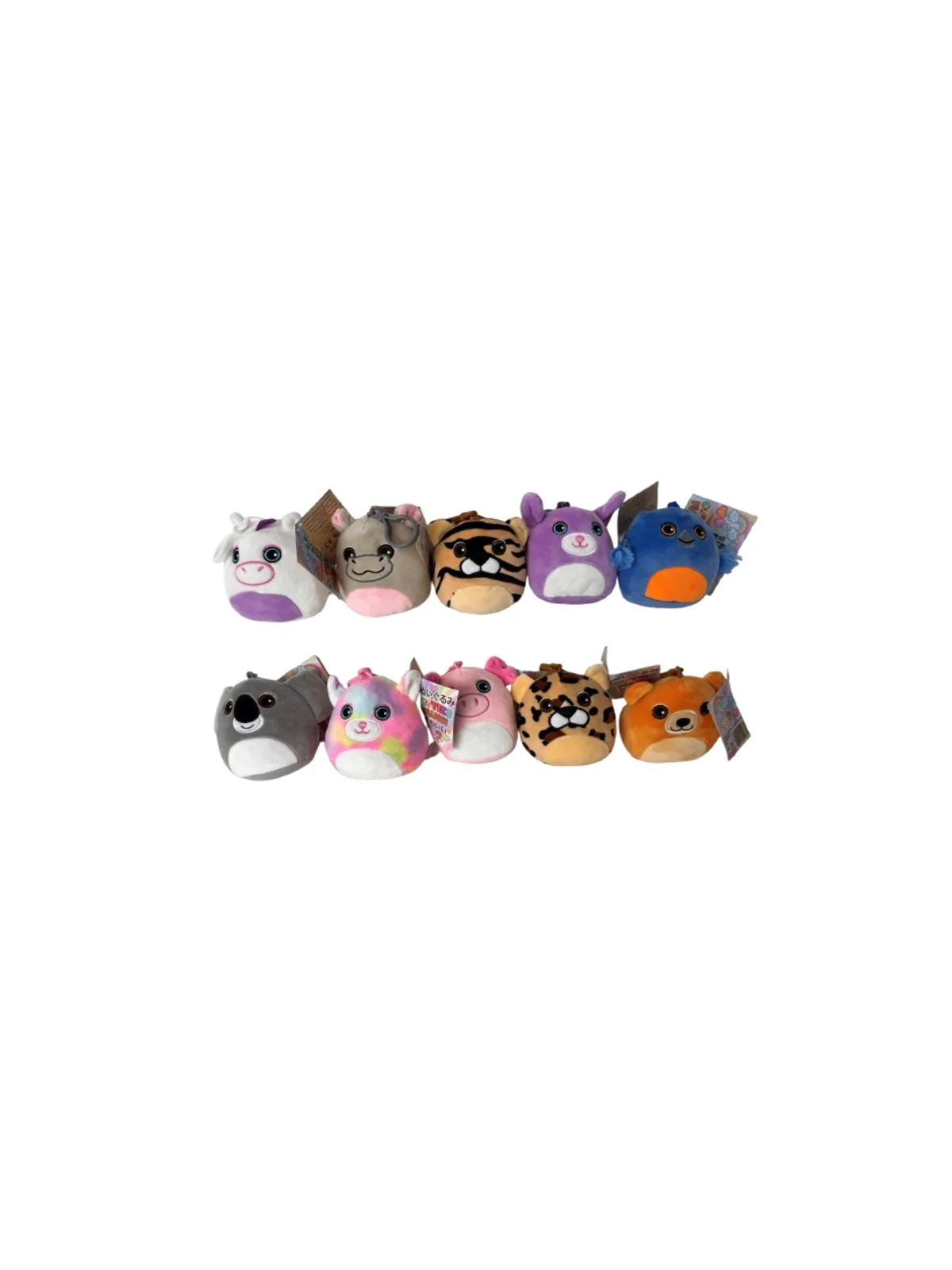 Peluche Squishy Cuties Bag Clip 10 cm