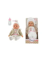 Beau Baby Doll con Biberon 32 cm