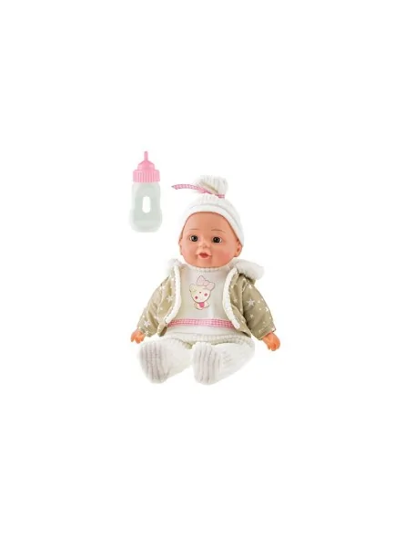 Beau Baby Doll con Biberon 32 cm