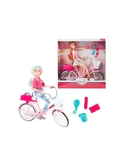 Lauren Teenage Doll on Bike