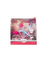 Lauren Teenage Doll on Bike