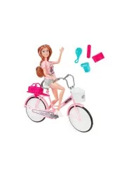 Lauren Teenage Doll on Bike