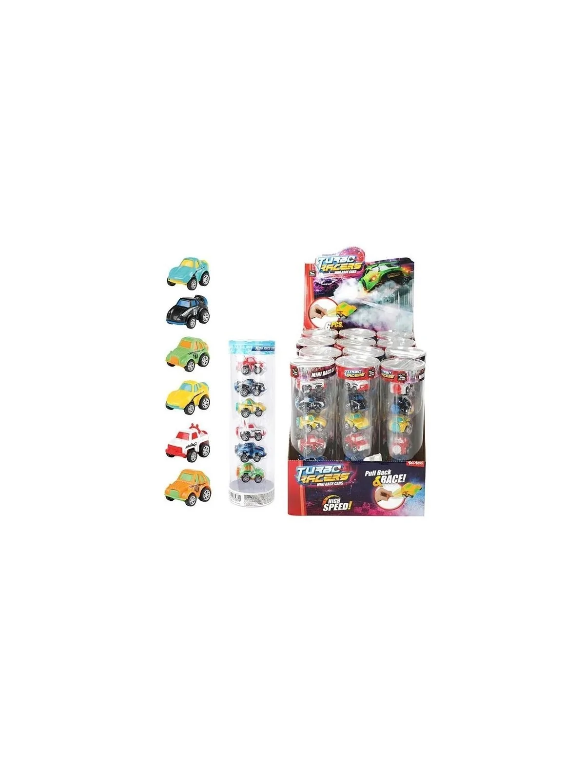 Turbo Racers Set Tubo 6 Pcs