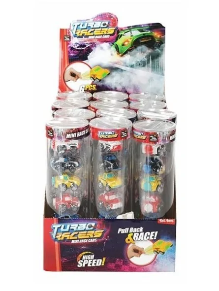 Turbo Racers Set Tubo 6 Pcs