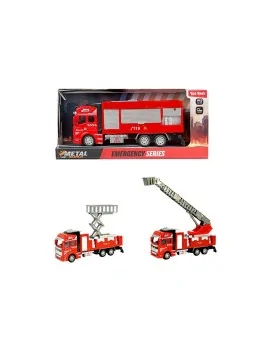 Metal Fire Truck 3 Ast 19 CM