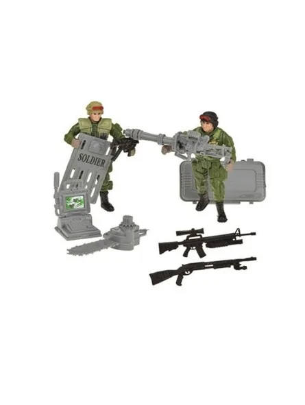 Alfafox Soldier Playset con Accessori