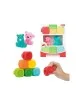 Little Stars Squeeze Puzzle Blocks 6 Pcs con 2 Personaggi