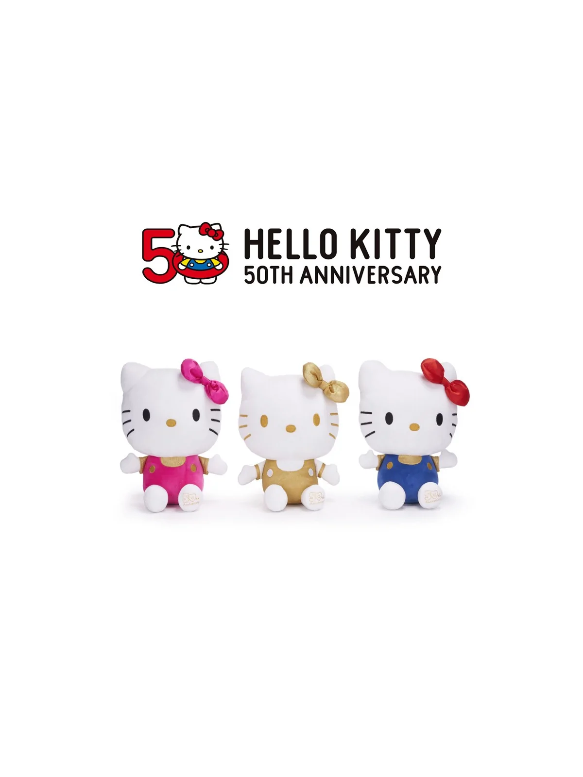 Peluche Hello Kitty 50TH 25 cm