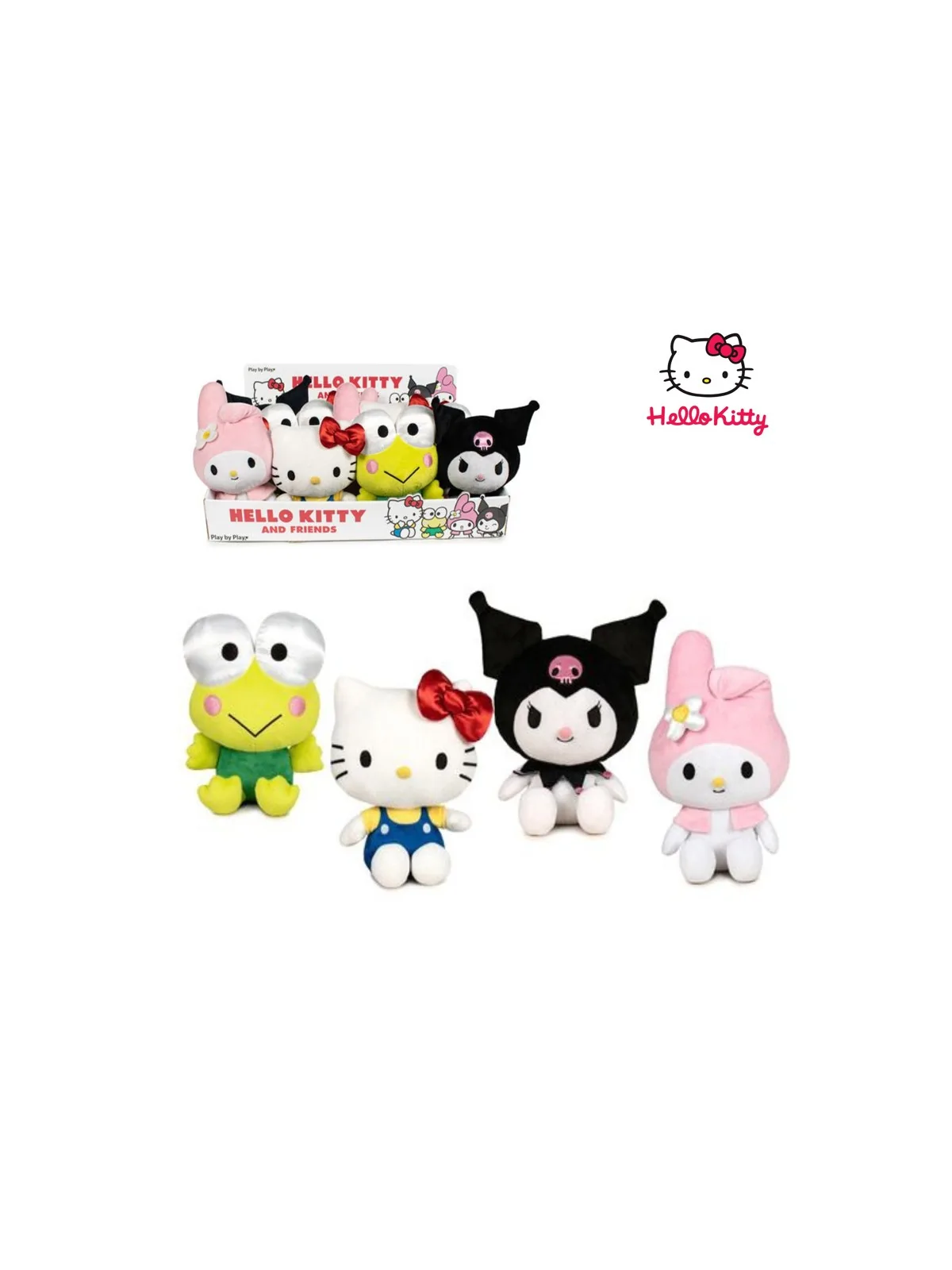 Peluche Hello Kitty and Friends 17 cm