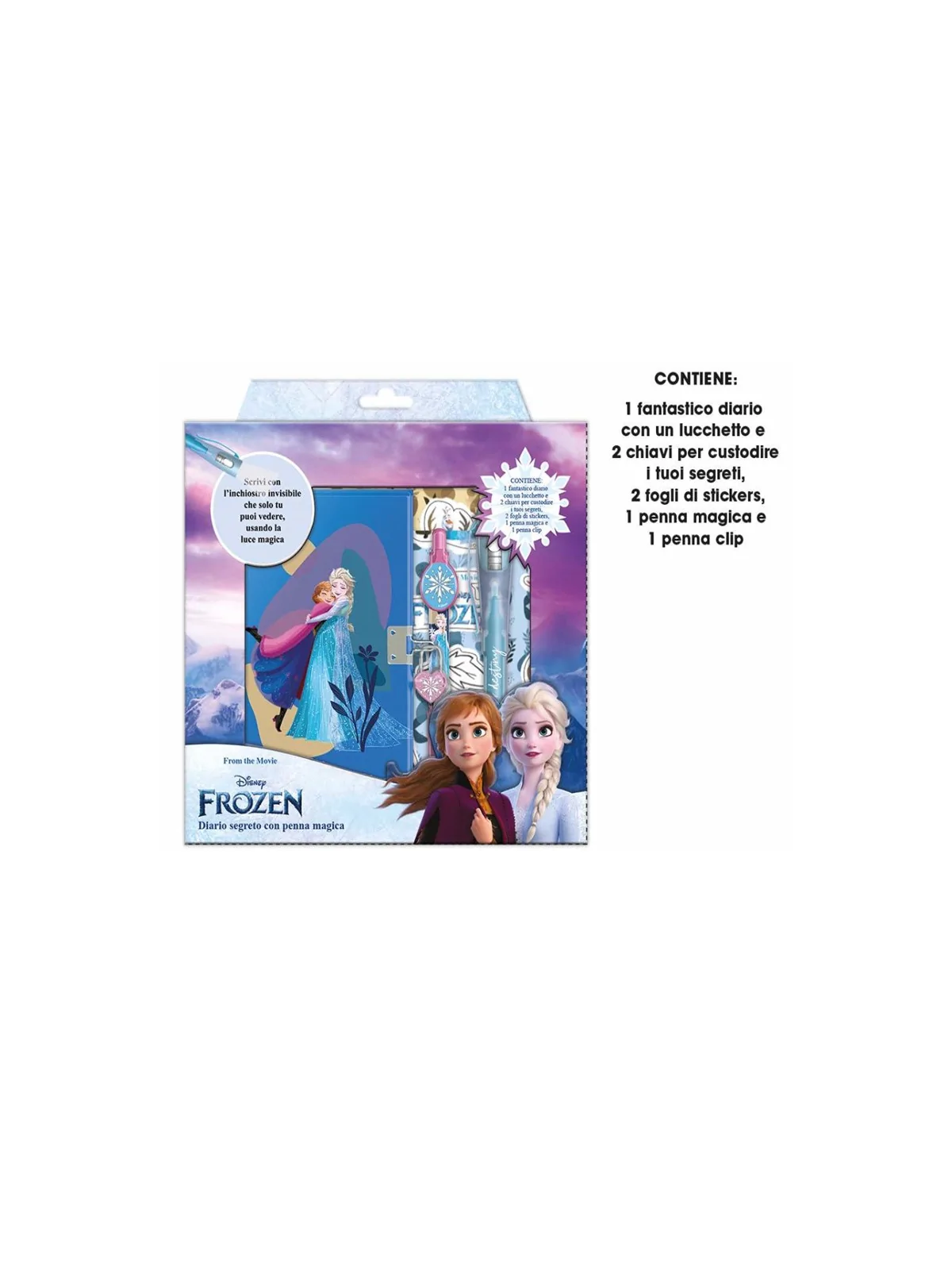 Frozen Diario Segreto con Penna Magica