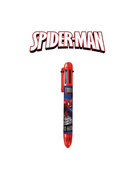 Spiderman Penna 6 Colori Ast 2