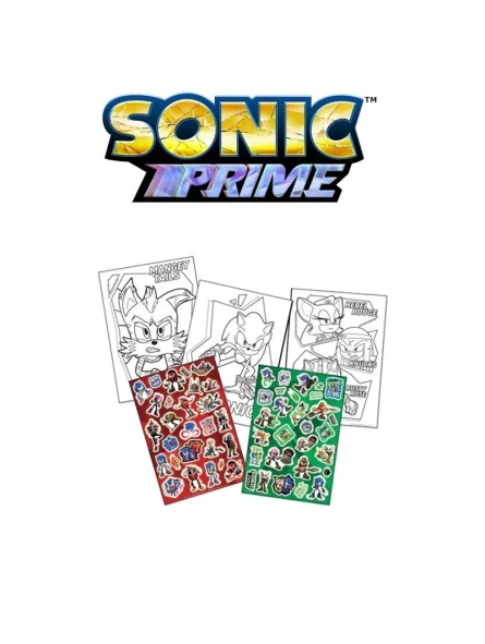 Sonic Prime Sticker Book