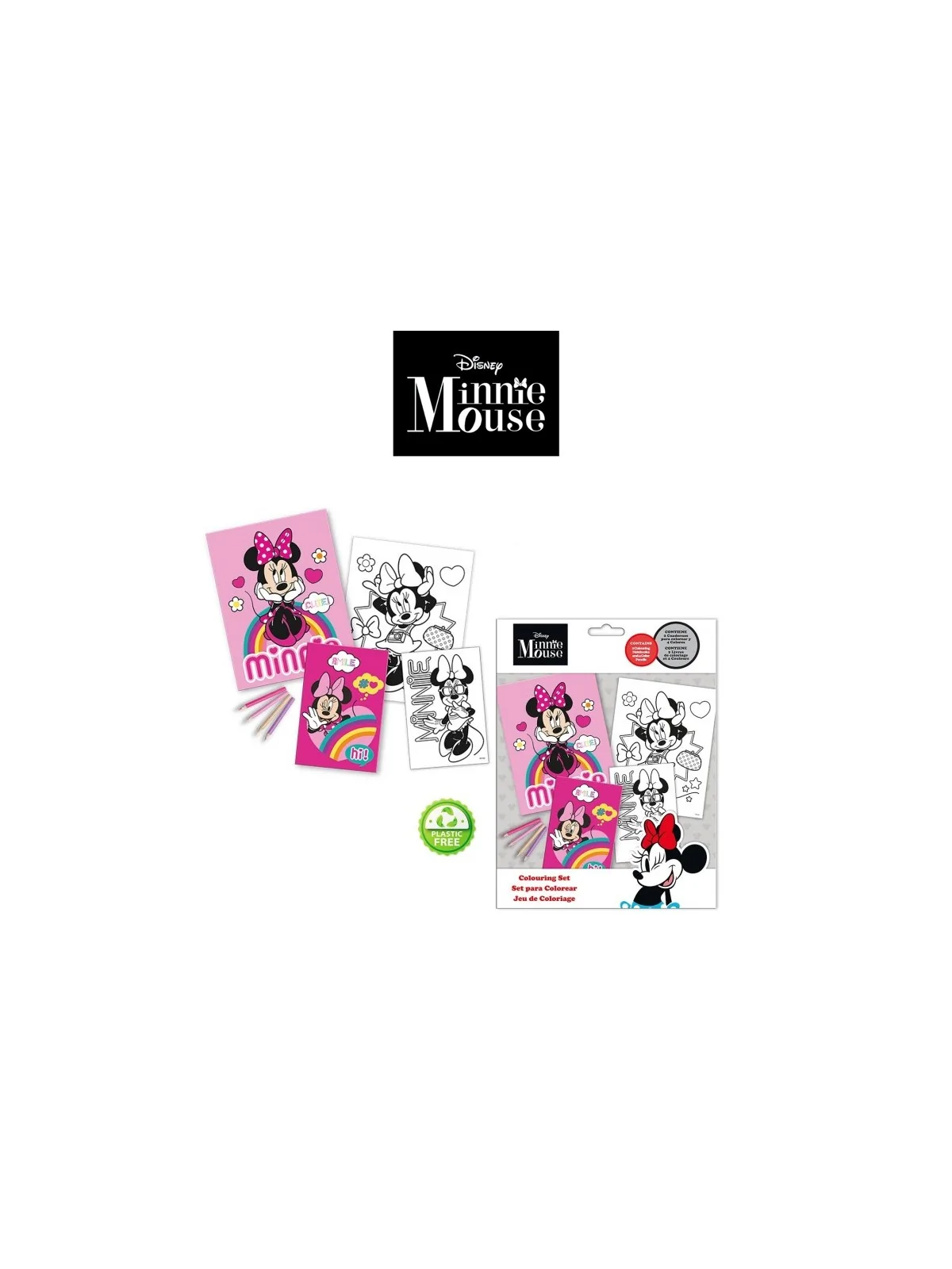 Disney Minnie Mouse Couloring Set