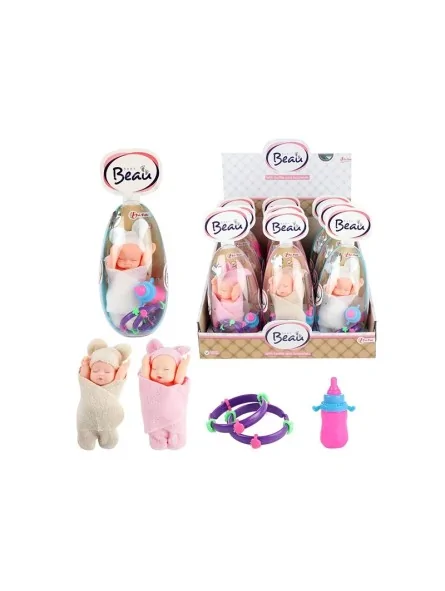 Beau Mini Baby Doll 13 CM in Egg