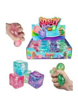 Squeezy Glitter Cube Jelly