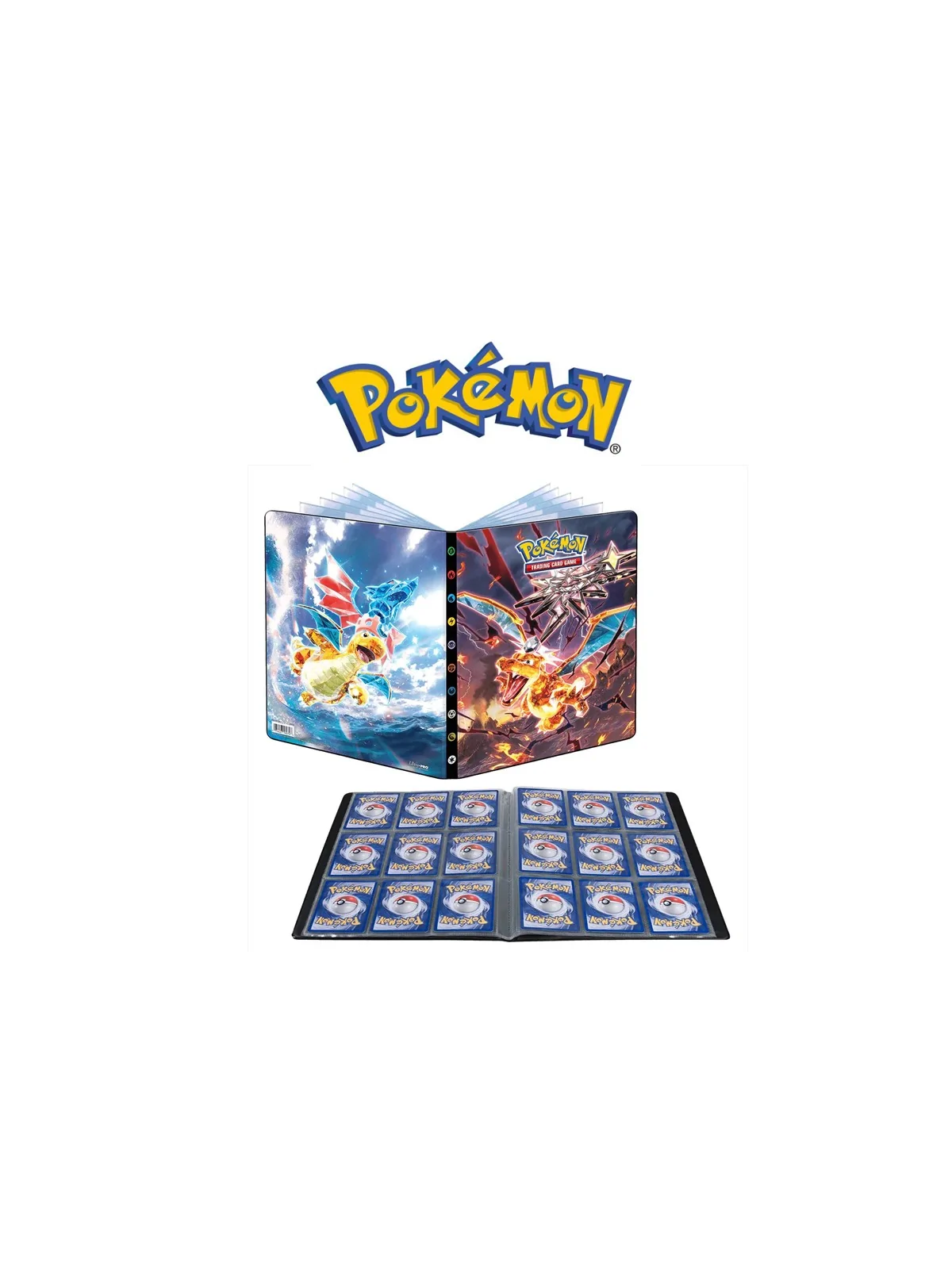 Ultra Pro Pokemon Portfolio Ossidiana Infuocata 9 Tasche 14 Pagine