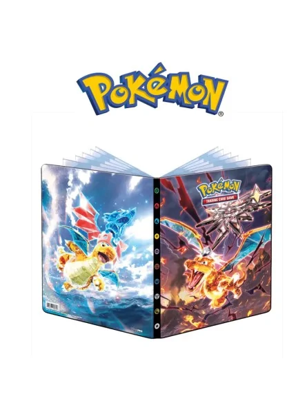 Ultra Pro Pokemon Portfolio Ossidiana Infuocata 9 Tasche 14 Pagine