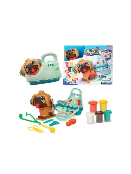 Sculpitidough Dog Carriere Playset