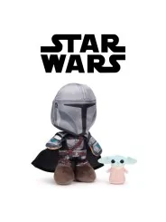 Peluche Star Wars Baby Yoda con Grogu 25 CM