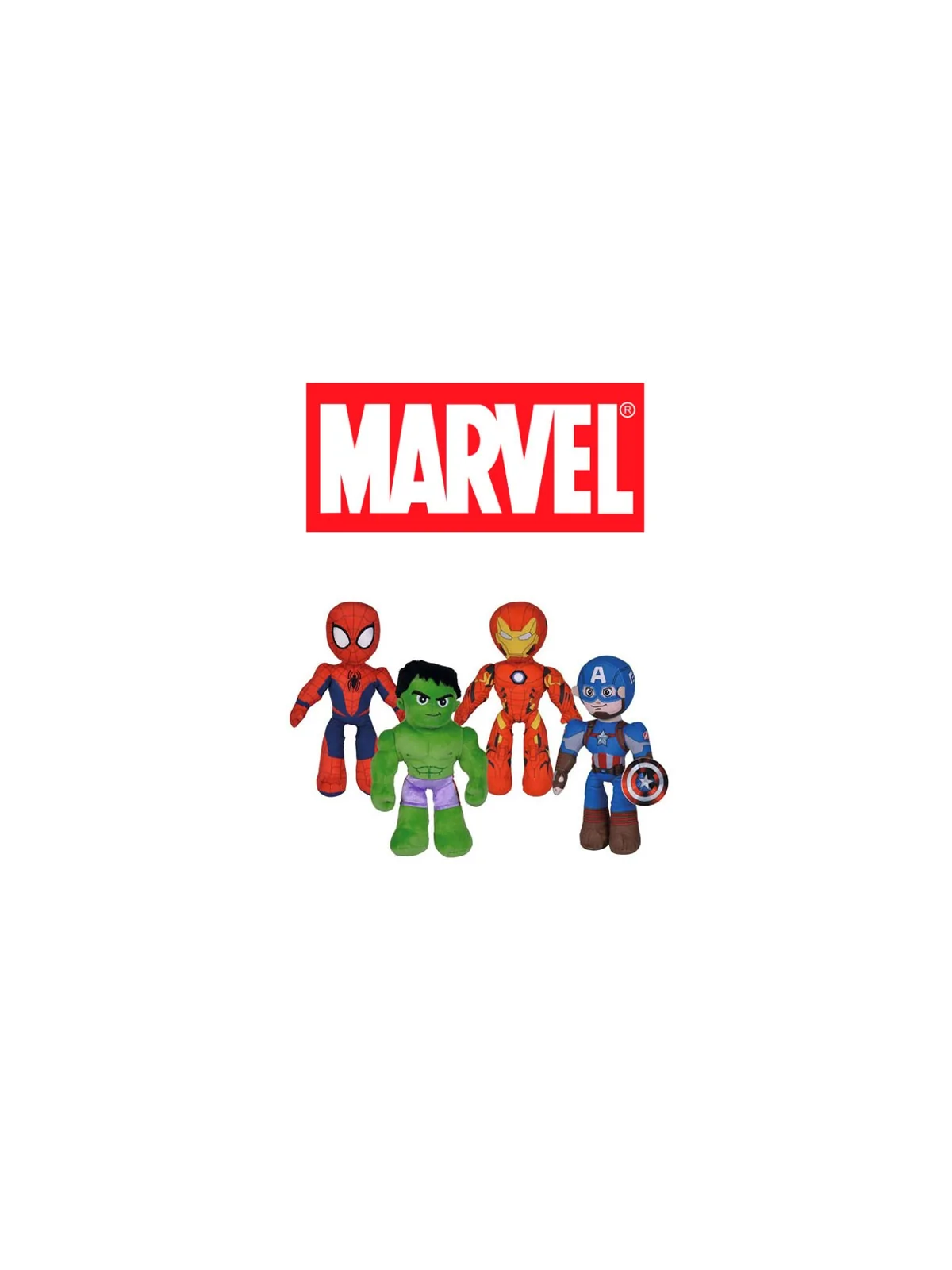 Peluche Marvel 4 Ast con Suono 20 CM