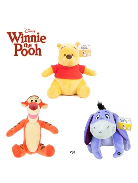 Peluche Winnie the Pooh Serie con Suono 30 cm