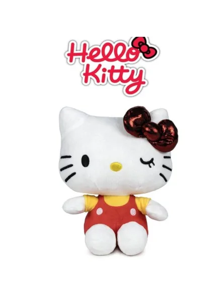 Peluche Hello Kitty 50TH Vestito Rosso 60 CM