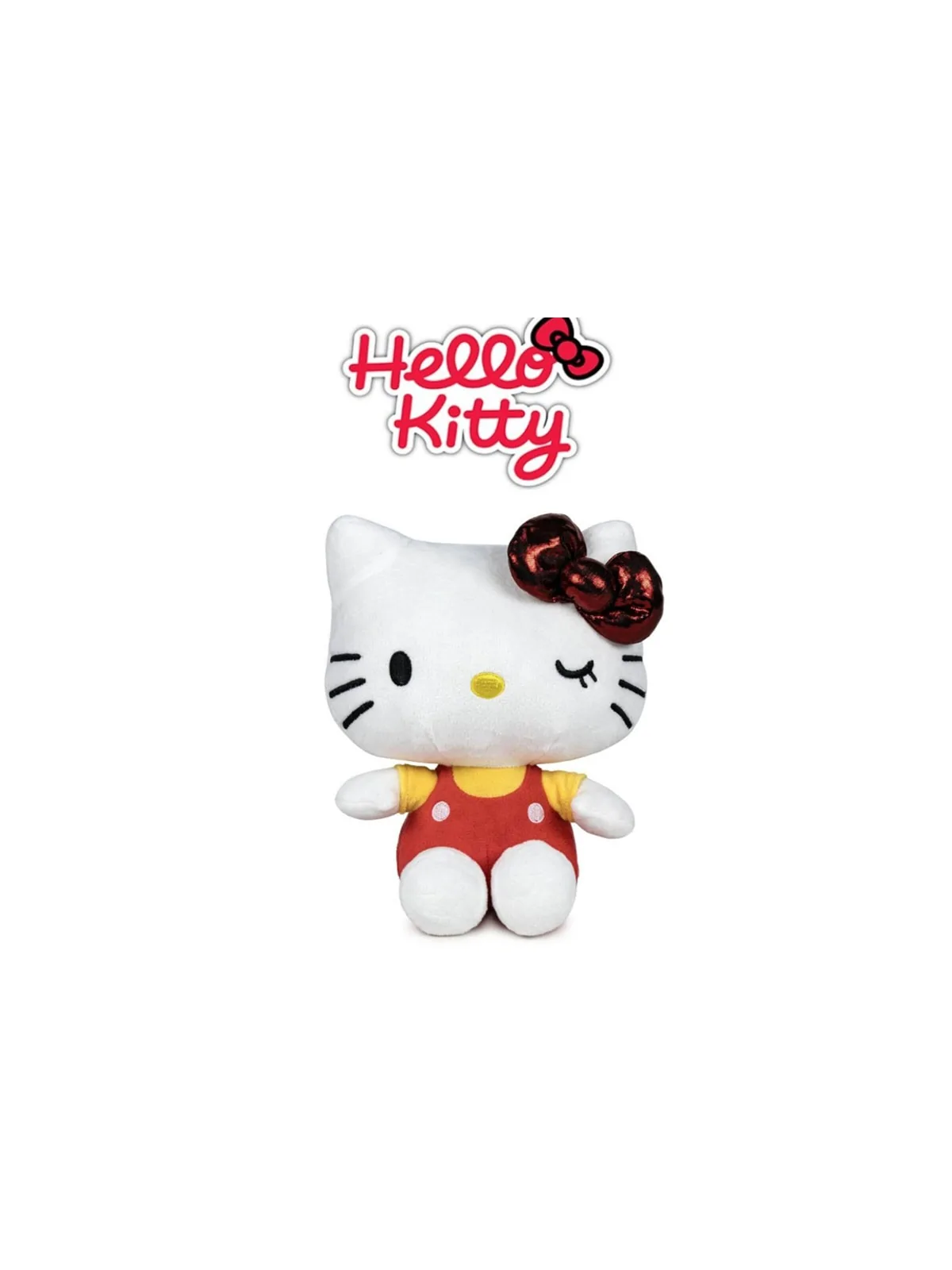 Peluche Hello Kitty 50TH Vestito Rosso 60 CM