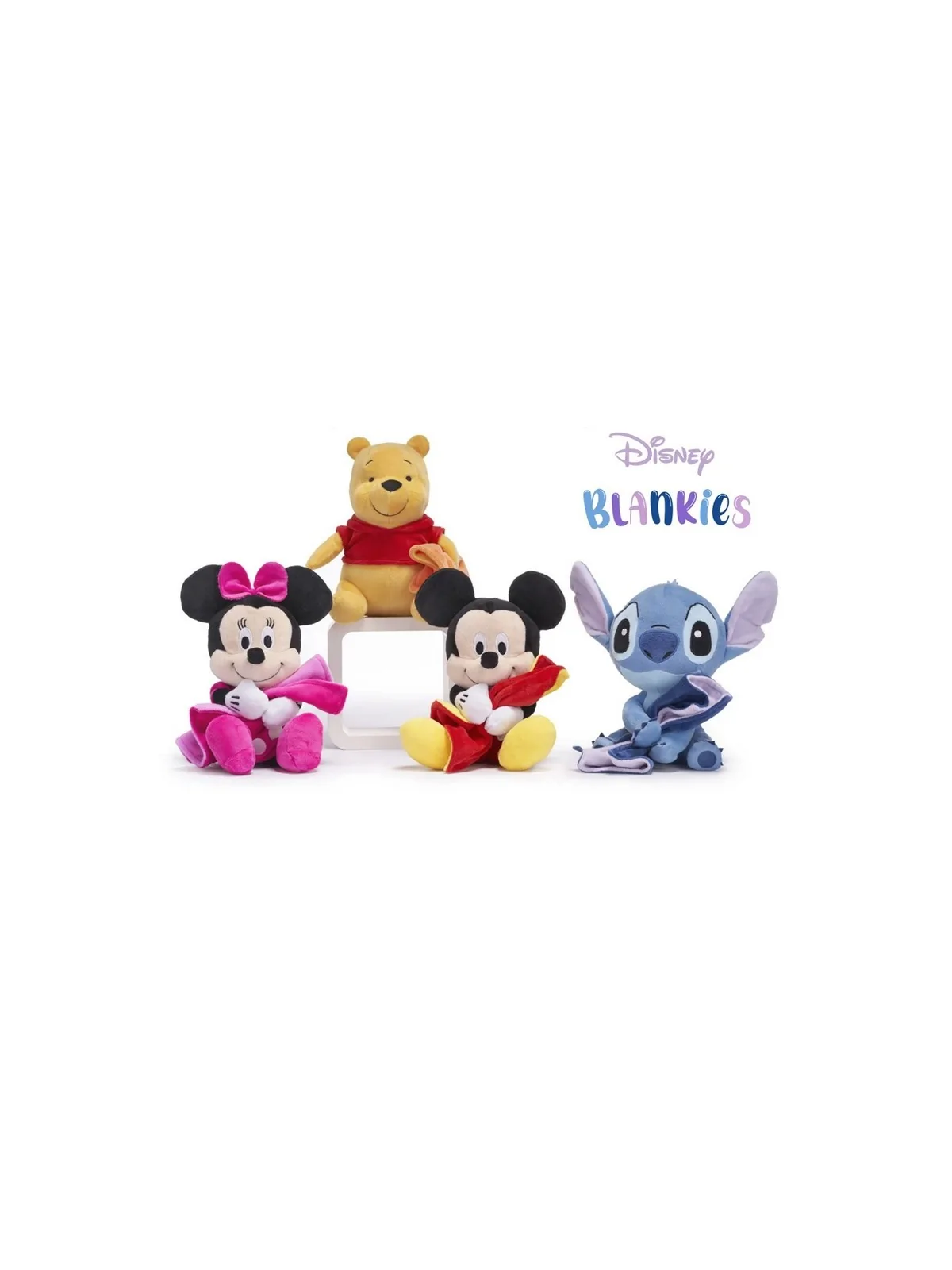 Peluche Personaggi Disney con Copertina 22 Cm
