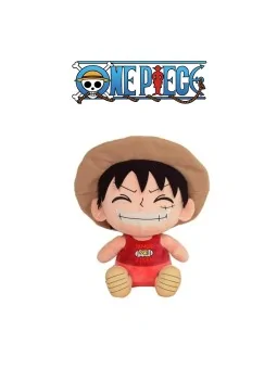 Peluche One Piece Luffy Seduto 25 cm