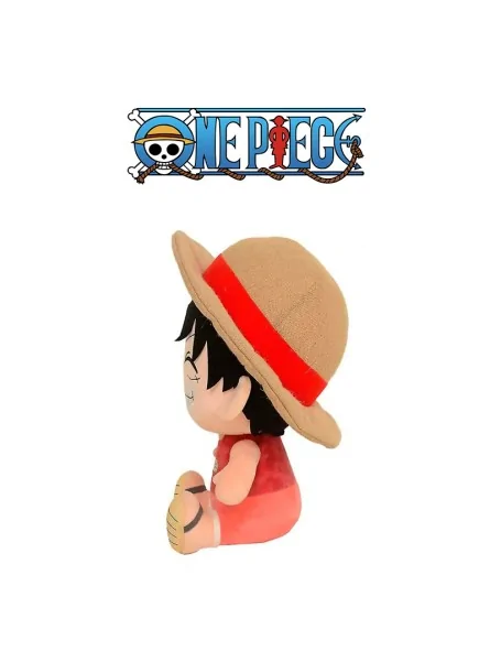 Peluche One Piece Luffy Seduto 25 cm