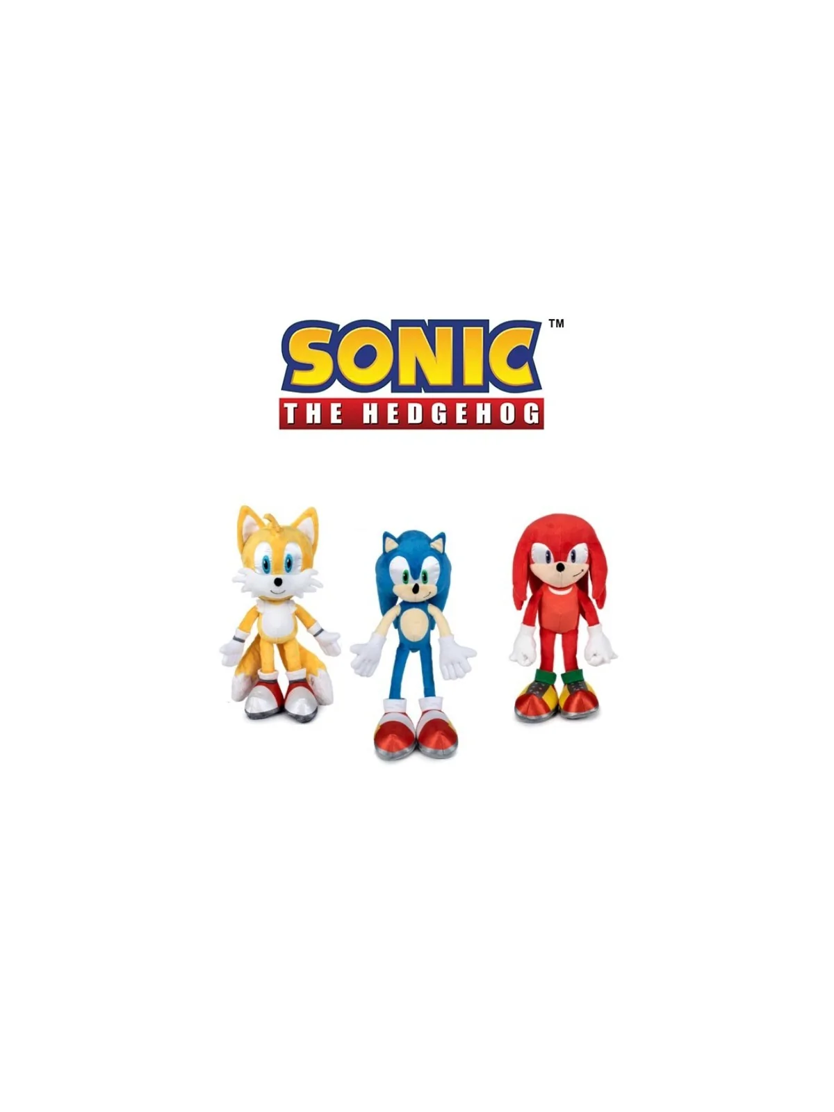 Peluche Sonic Modern Collection 3 Ast 44 CM