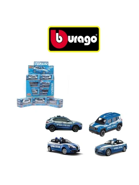 Burago Polizia Scala 1:43