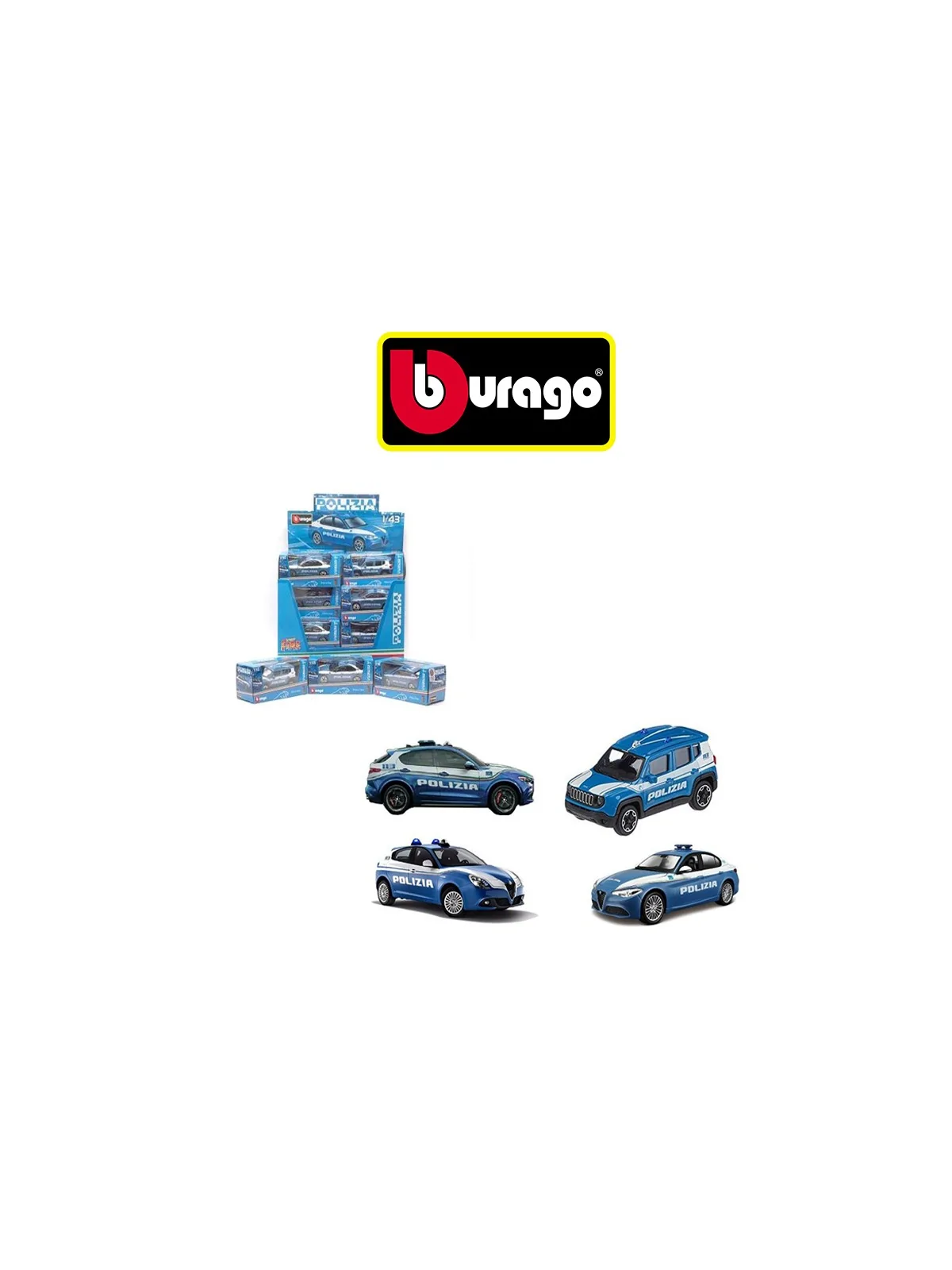 Burago Polizia Scala 1:43