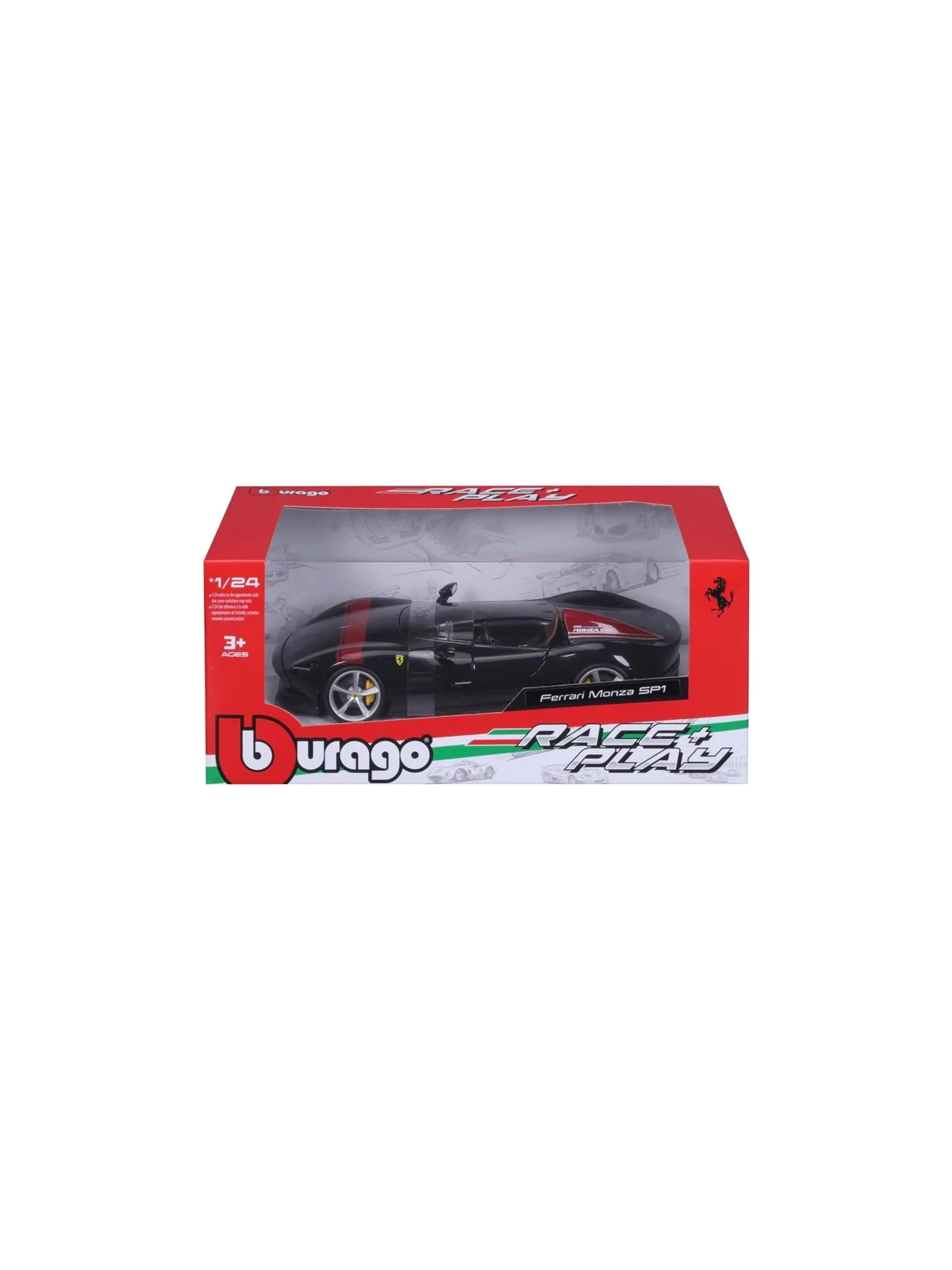 Burago R&P Ferrari Monza SP1 Nera Scala 1/24