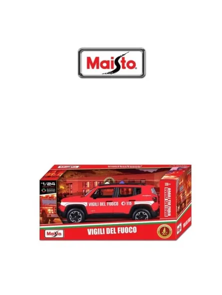 Maisto Jeep Renegade Vigili del Fuoco Scala 1/24