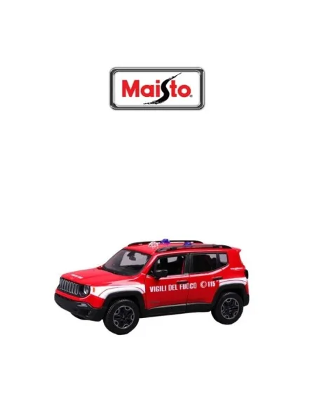 Maisto Jeep Renegade Vigili del Fuoco Scala 1/24